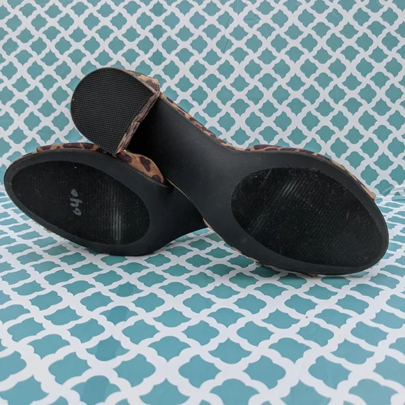 Steve Madden Womens INCA Open Toe Casual Ankle Strap, Leopard Multi, Size 9.5 - Picture 8 of 8